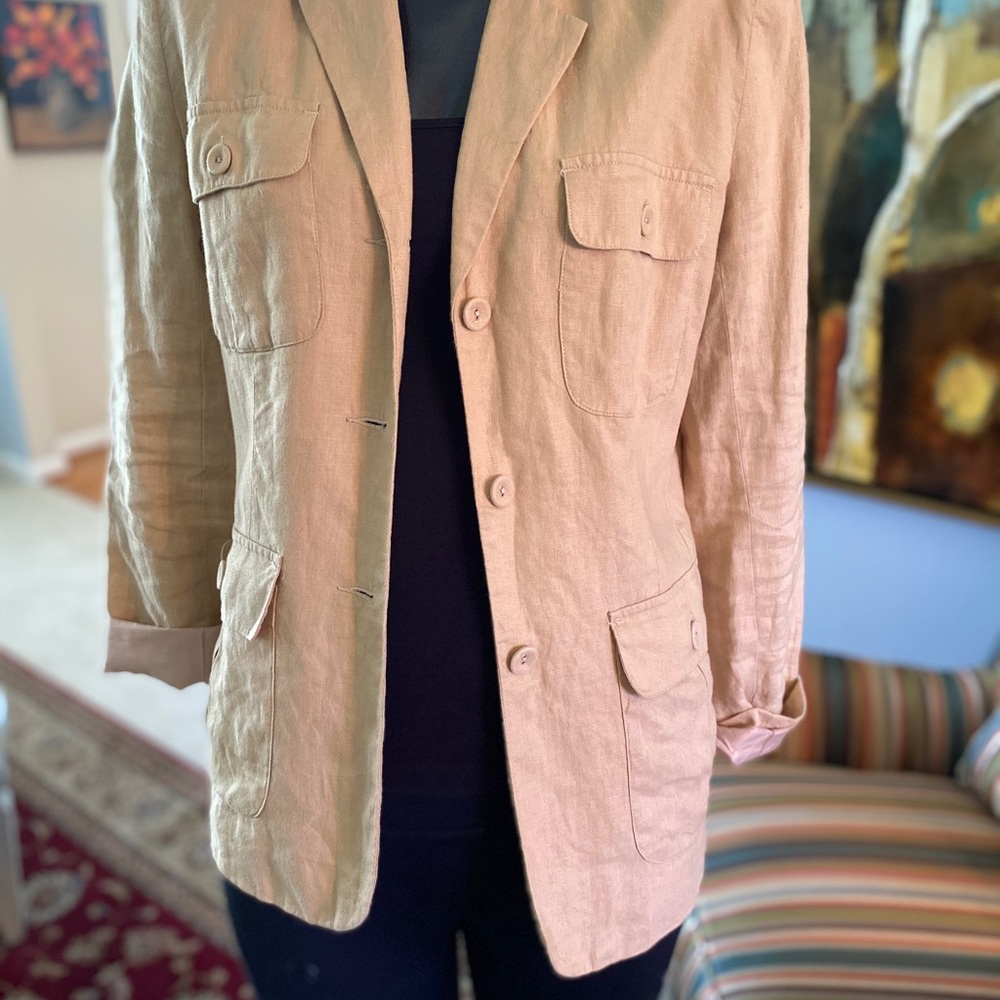 Merona linen Jacket. - Picture 5 of 7